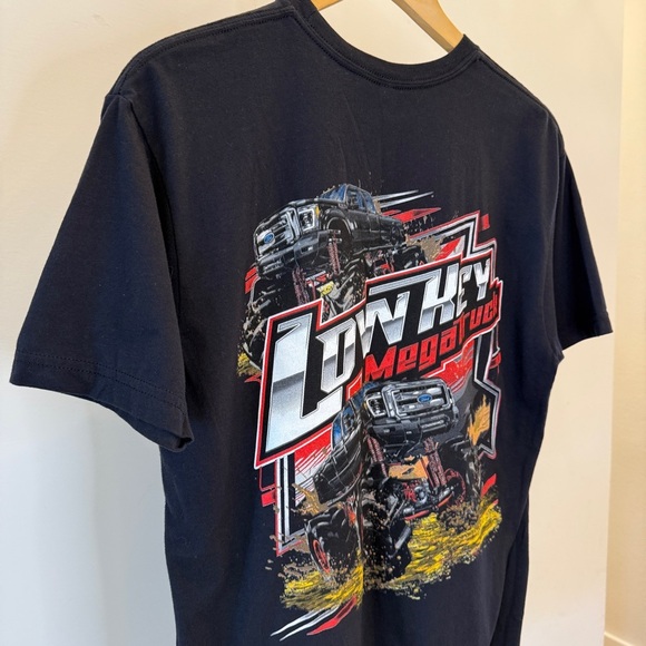Low Key Megatruck Men's Graphic T-Shirt Black Size M Monster Trucks Theme Casual - Picture 8 of 9